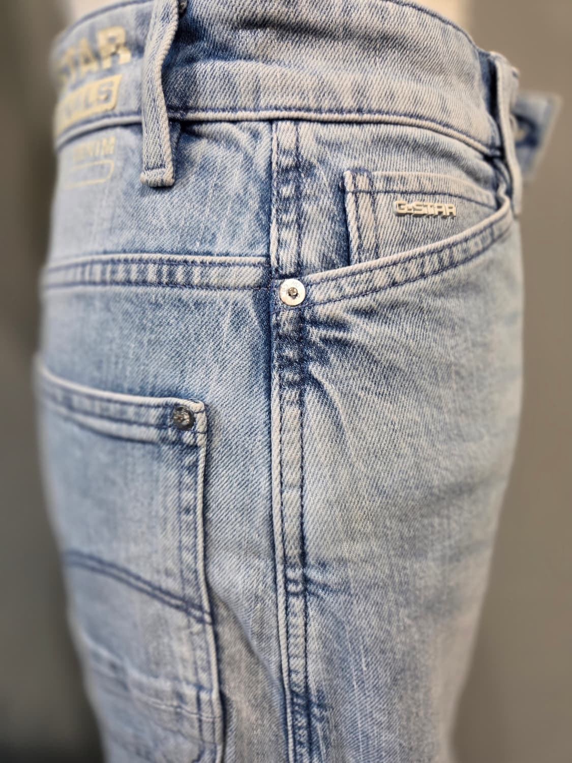 G-STAR 청량 워싱 데님 롱 스커트(24/디피용) 상품이미지6