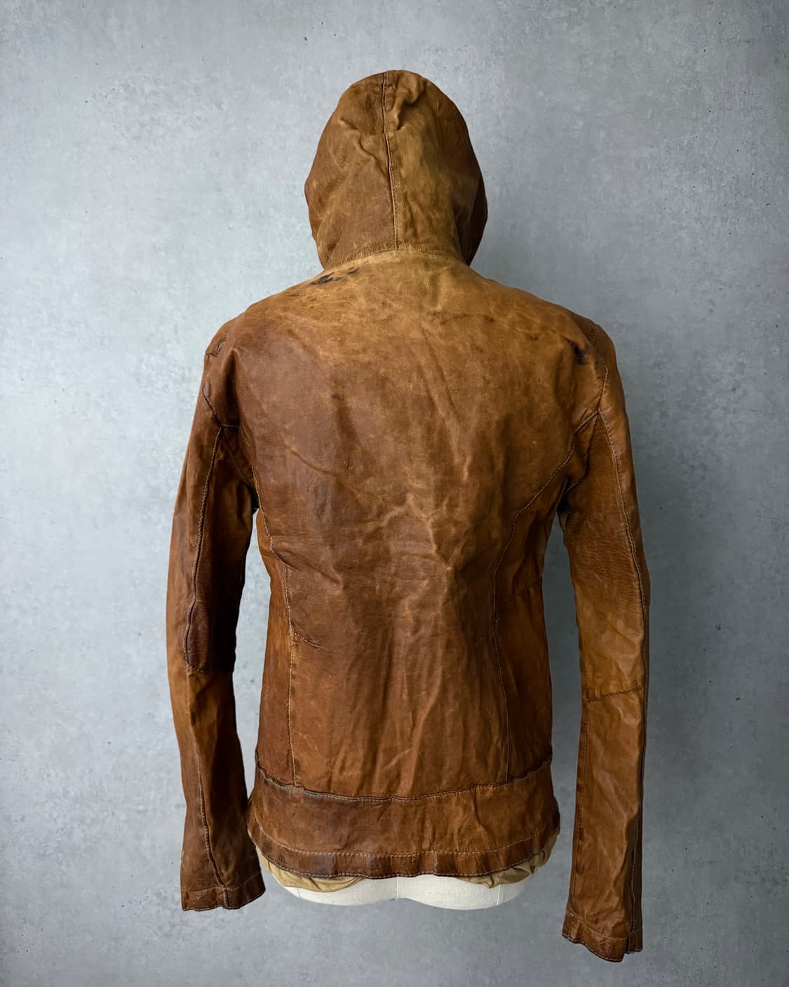 Giorgio Brato leather hooded jacket 상품이미지5