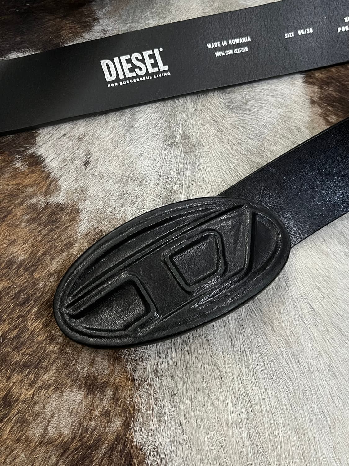 DIESEL B-1DR LEATHER BELT 상품이미지1
