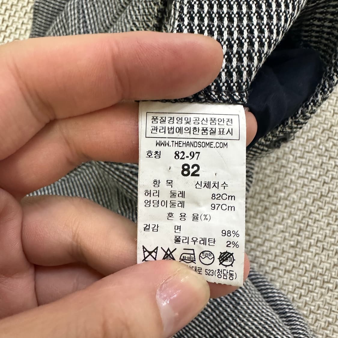 82 한섬 타임 반바지 0407D 상품이미지3