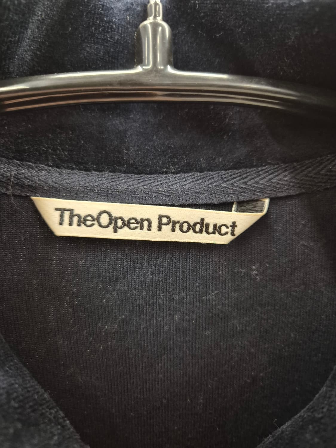 Theopenproduct 벨벳 트랙 자켓 네이비 1 상품이미지5