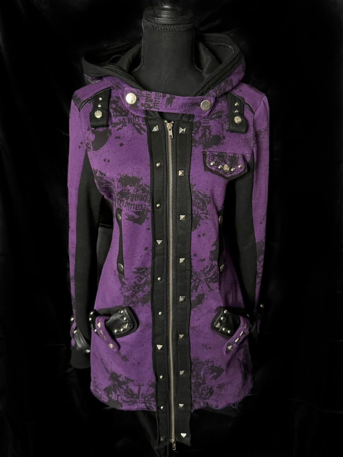 섹스팟리벤지 고스펑크 후드집업 자켓 상품이미지1