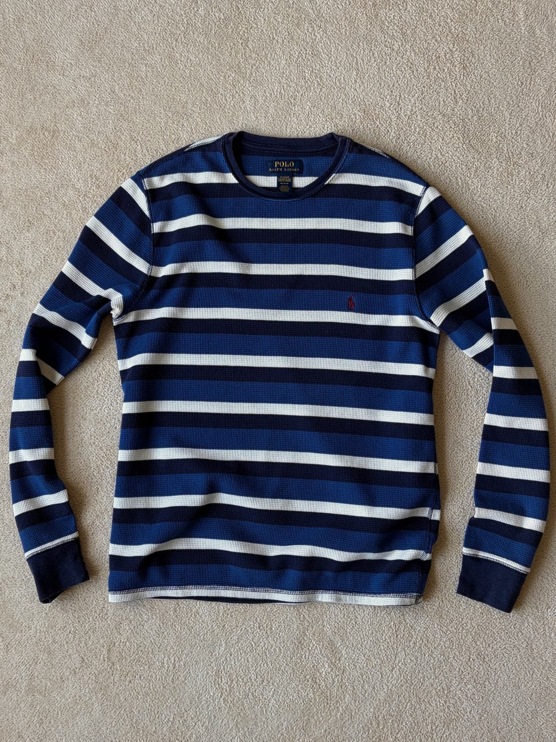 폴로 와플 롱슬리브 상품이미지2