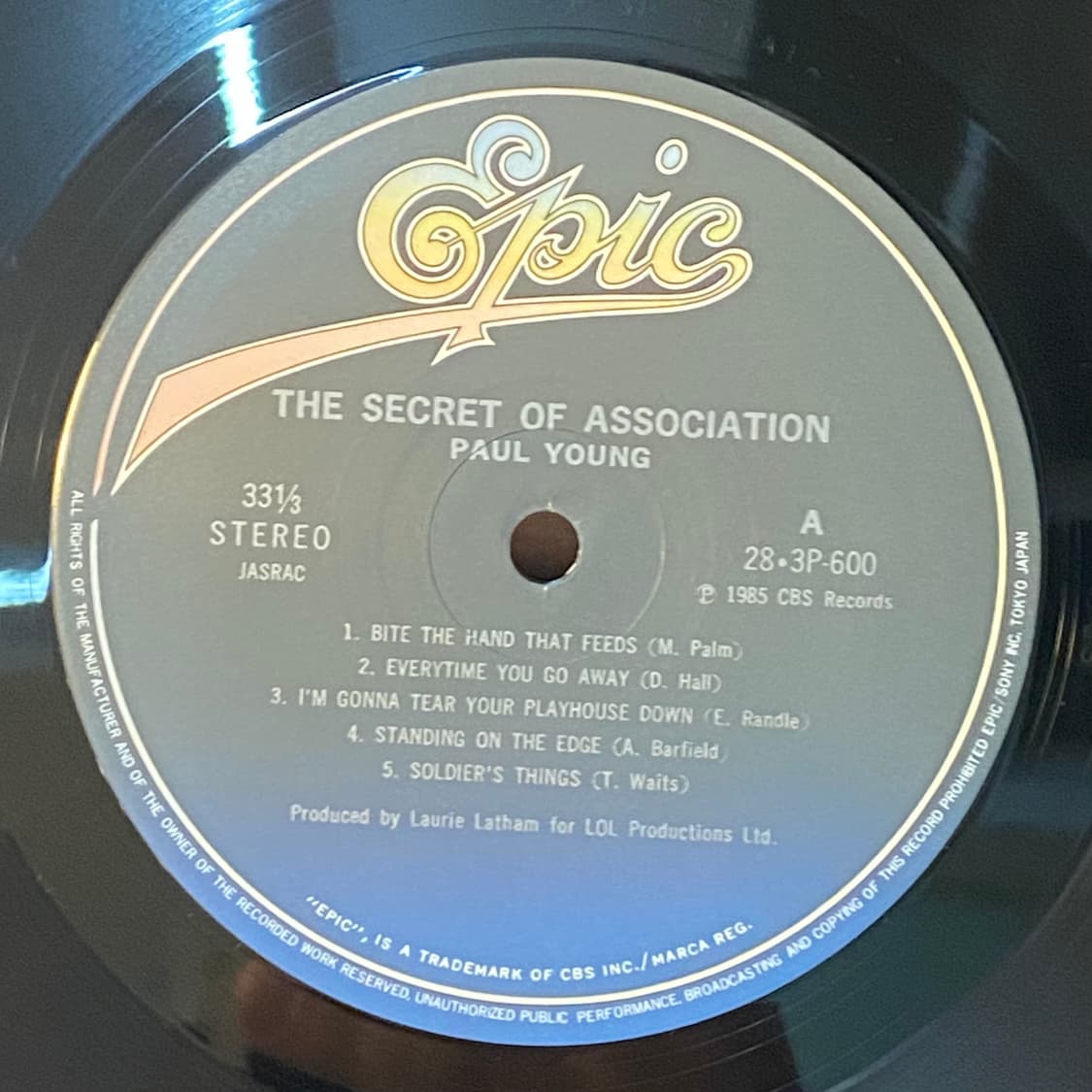 (LP) Paul Young - The Secret Of Associa 상품이미지4