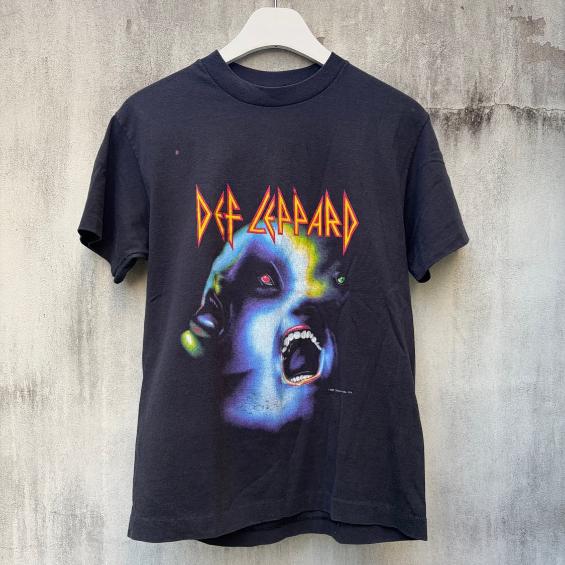 80s 데프레파드 Def lepard hysteria 밴드티 상품이미지3
