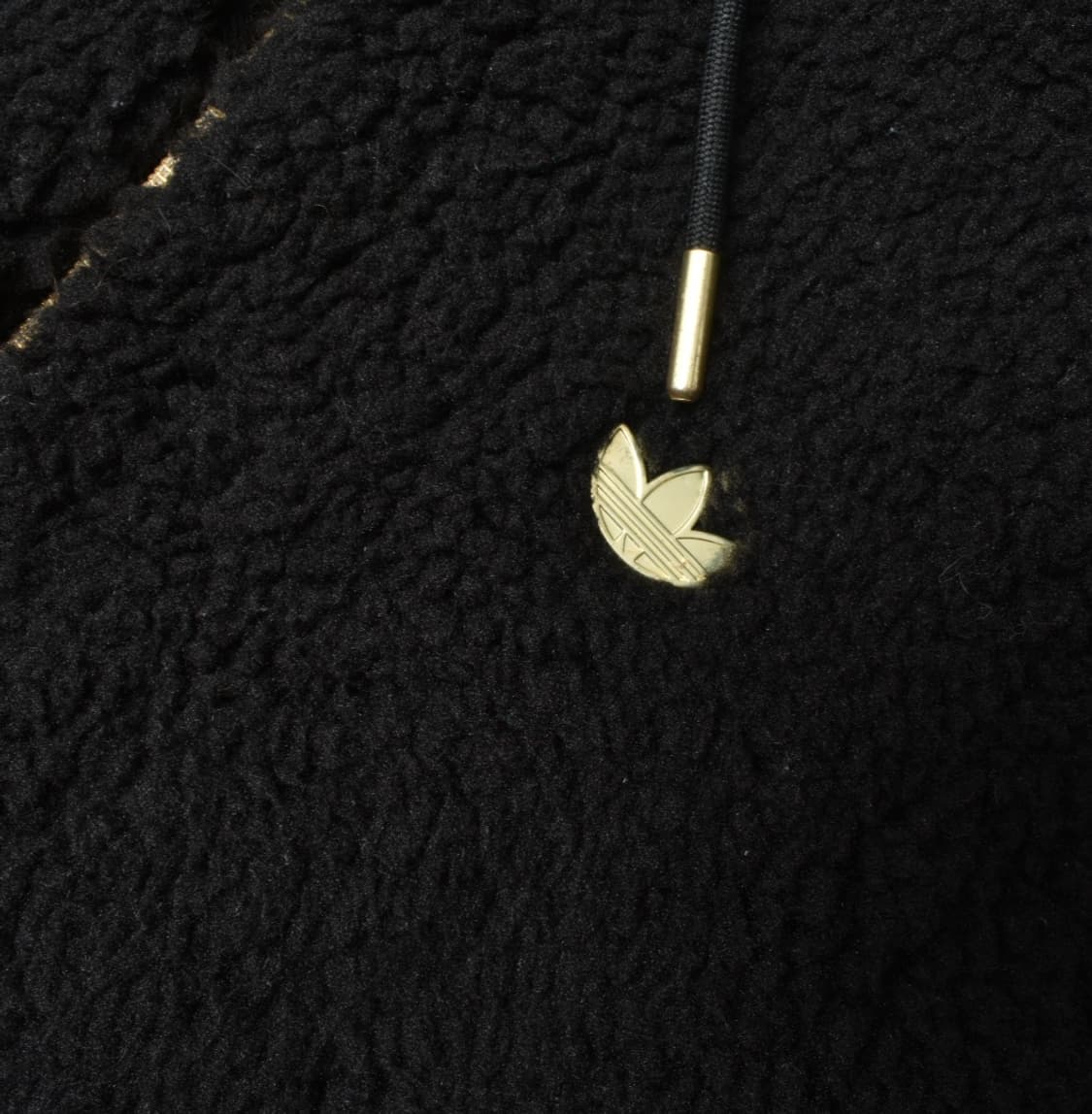 아디다스 금장 쉐르파 양털 후리스 플리스 후드집업자켓 XS N0742 상품이미지4