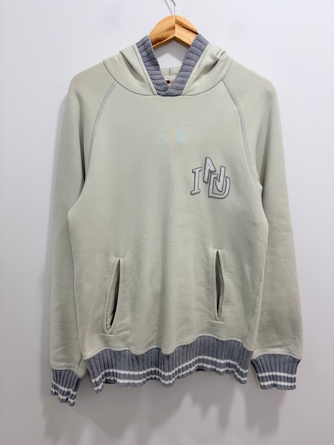 디젤 로고패치 후드티 상품이미지5