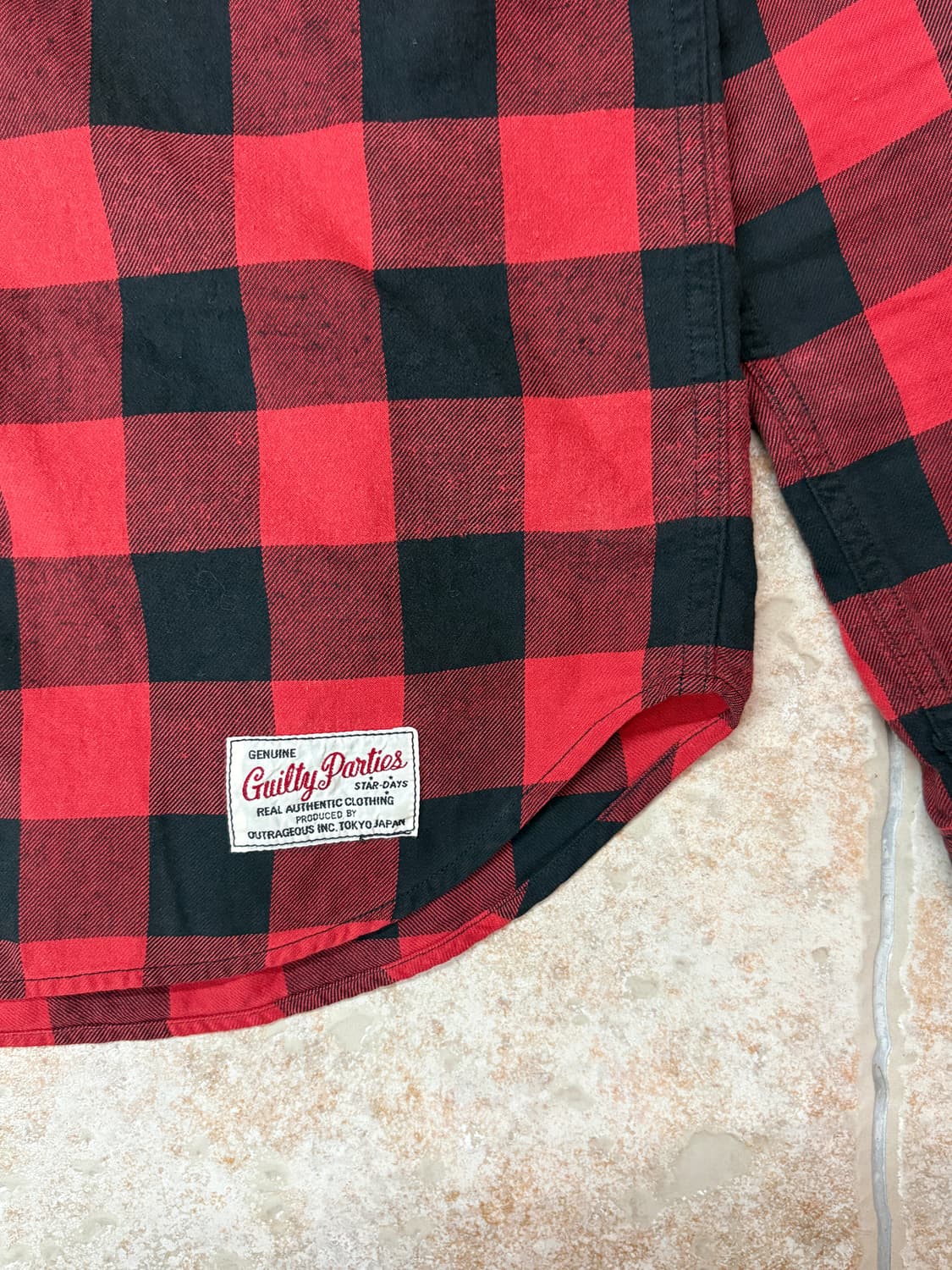 Wacko Maria flannel shirt “Rock Steady” 상품이미지3