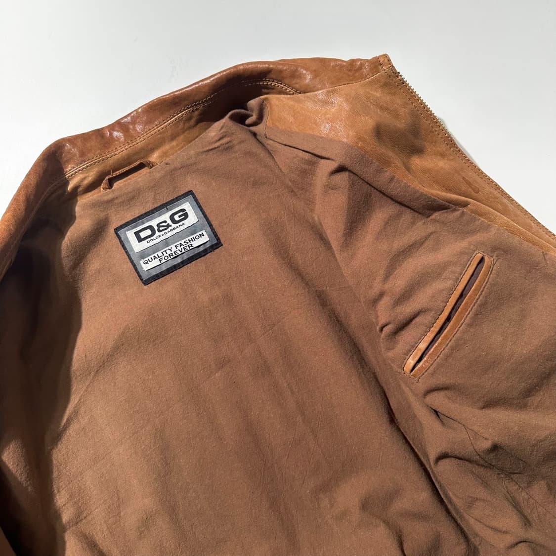 돌체 앤 가바나 D&G 레더 블루종 자켓 상품이미지7