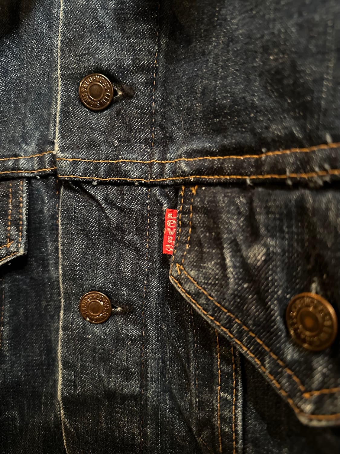 70s USA 빈티지 리바이스 70505 3세대 데님 자켓 상품이미지3