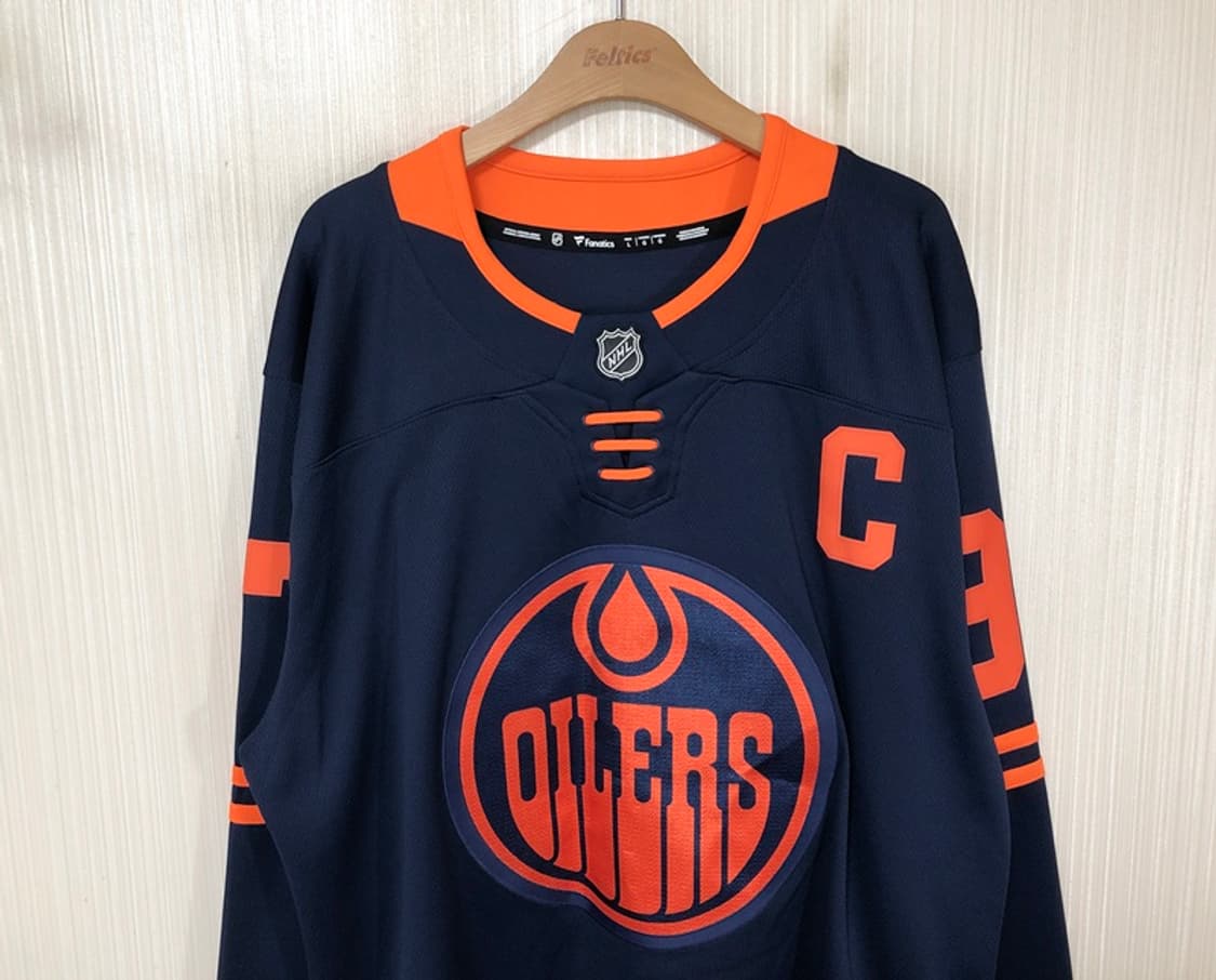 NHL 파나틱스 에드민턴오일러스 써드유니폼/져지 L 97 코너 맥데이비스 상품이미지2