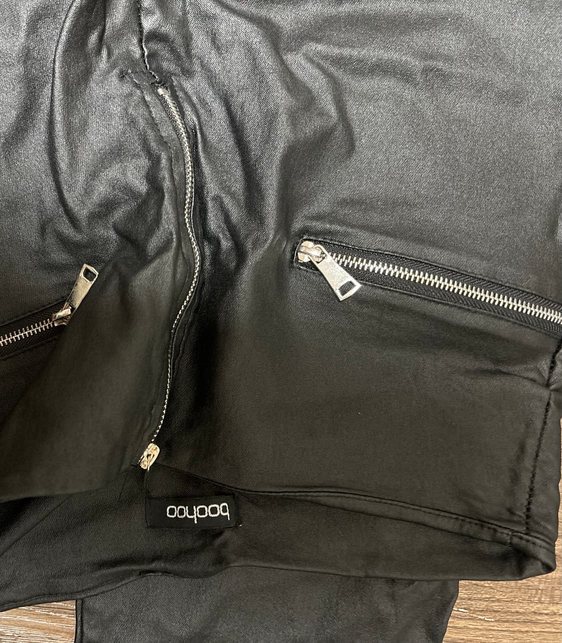 레깅스팬츠 블랙 boohoo  상품이미지3