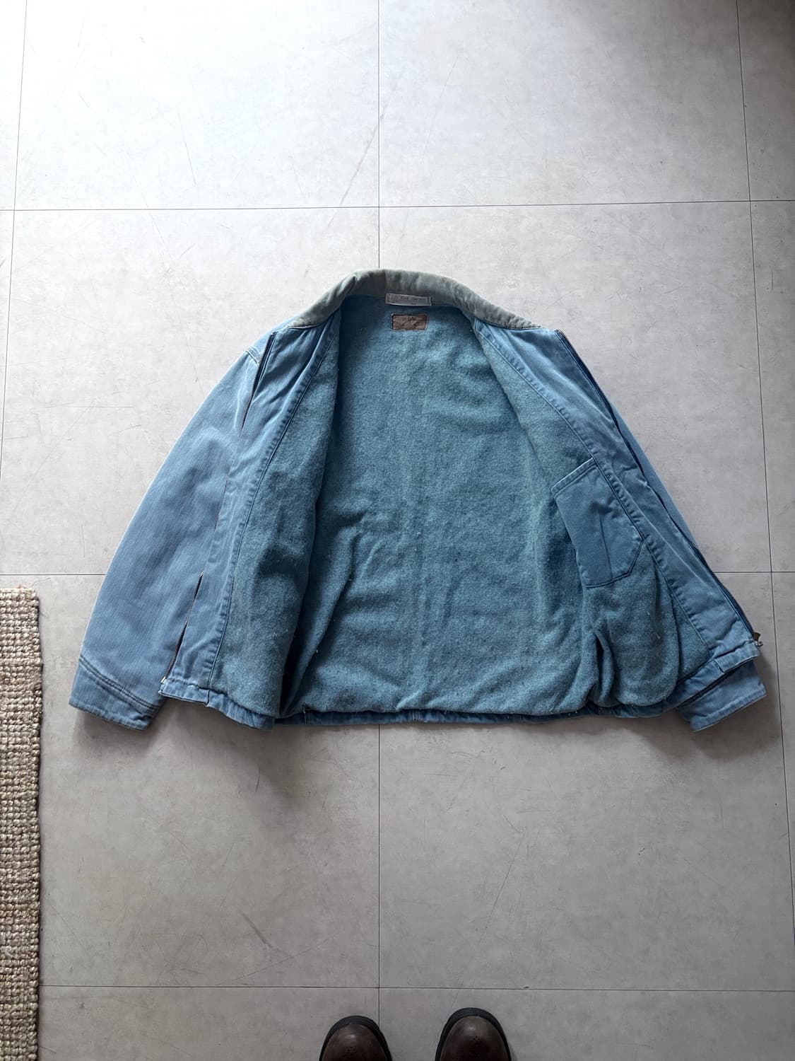 1990's WOW 울 블랭킷 트러커 재킷 상품이미지5