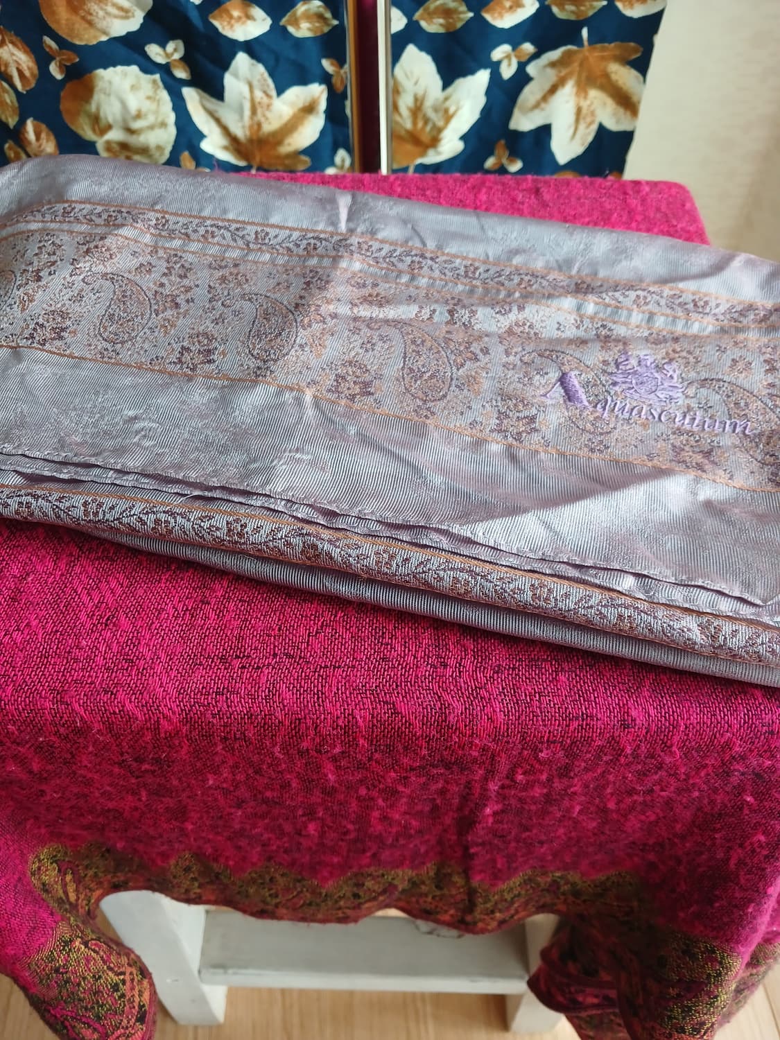 Aquascutum 실크 스카프  상품이미지4