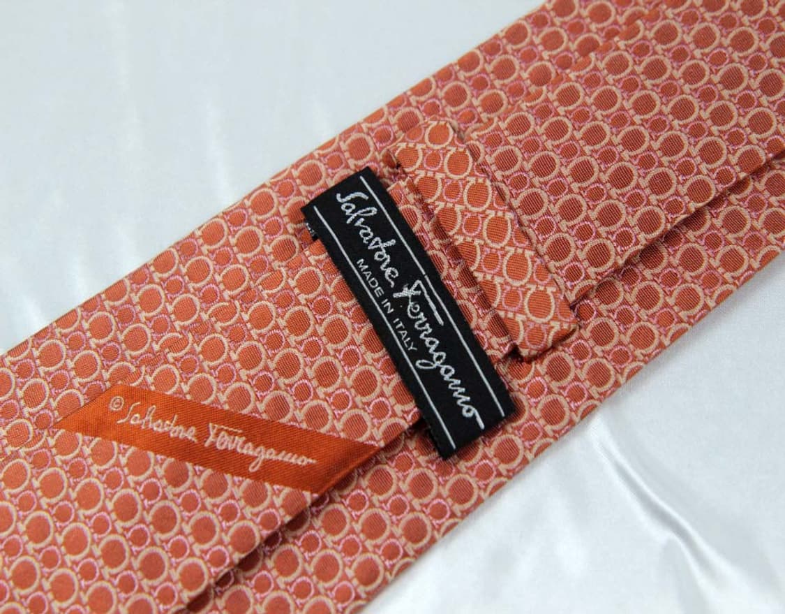 페라가모 9.2cm A+등급 간치니 남자 명품 넥타이 상품이미지3