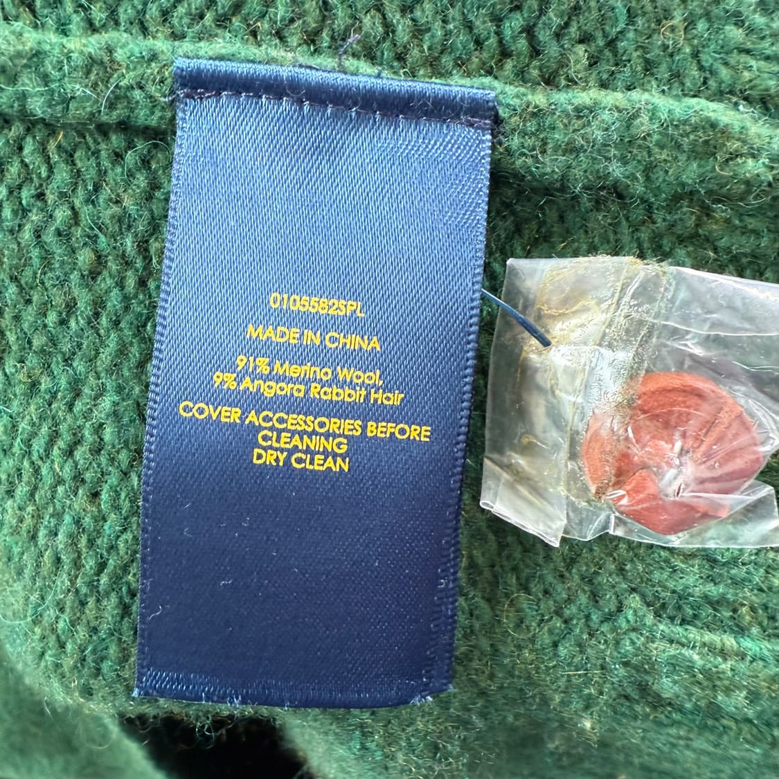 [L] 폴로 그린 숄 카라 니트 상품이미지6