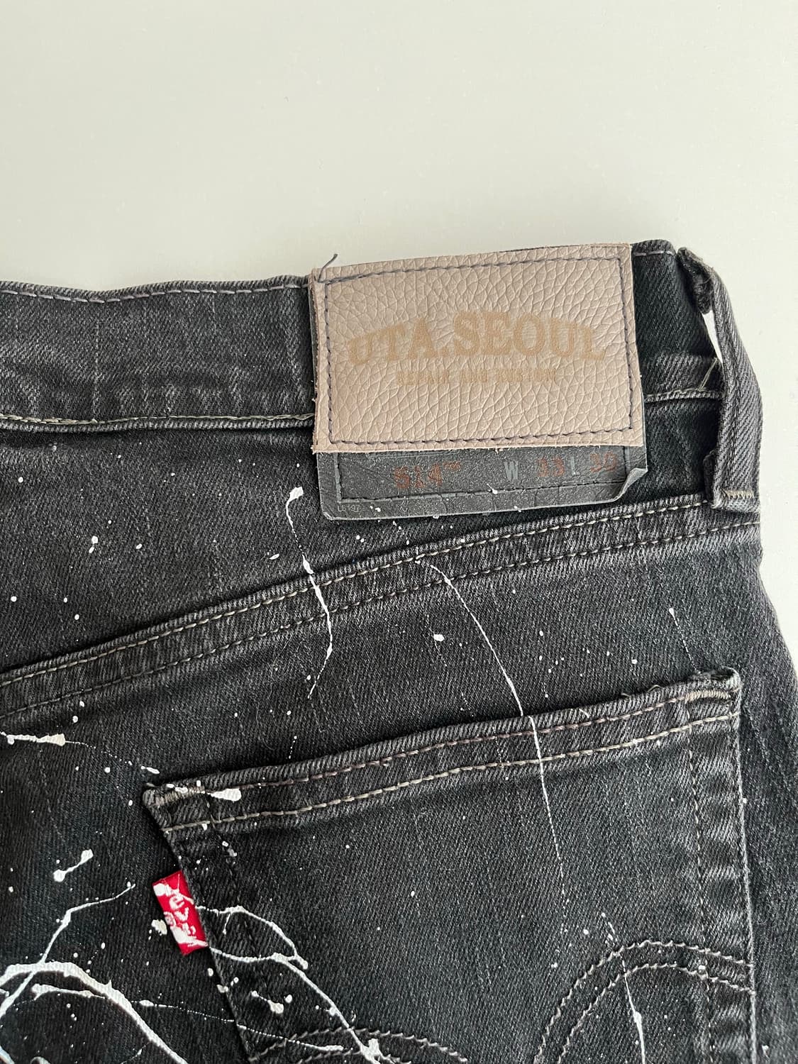 33) 새상품 UTA SEOUL 리바이스 514 커스텀 팬츠 상품이미지5