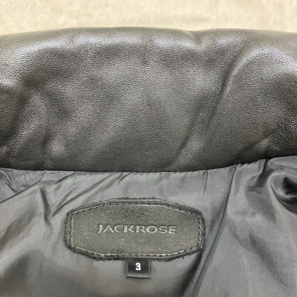 Jack rose 투웨이 레더 패딩 자켓 상품이미지5