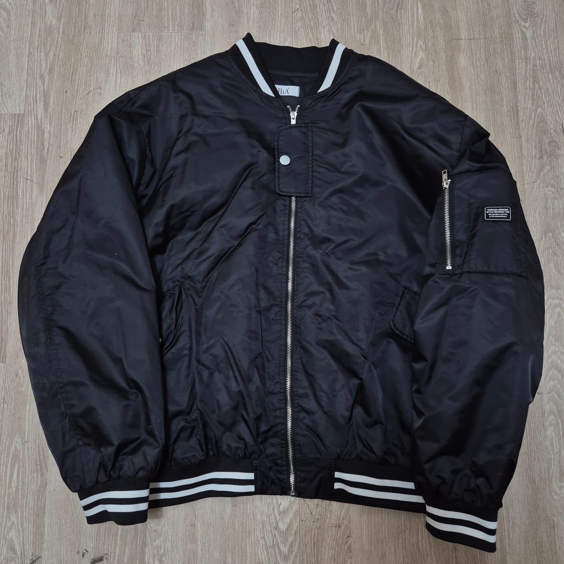 ULIA 유리아 사이드포켓 MA-1 항공점퍼 봄버자켓 XL(105) 상품이미지1