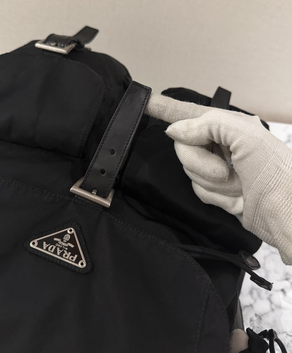 정품 프라다 백팩 미듐  상품이미지6