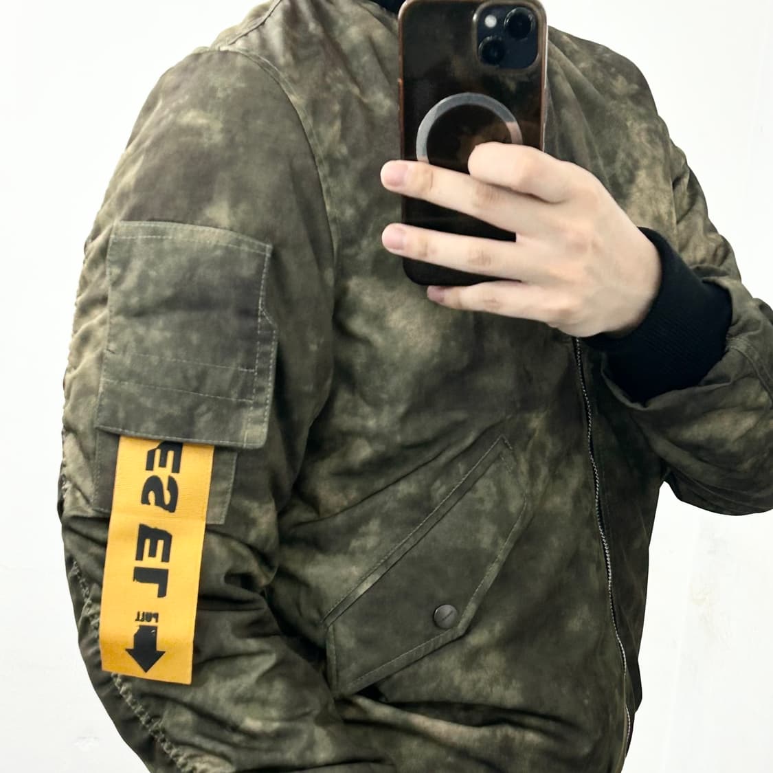 디젤 W-Novel 3M 신슐레이트 MA-1 자켓 상품이미지3