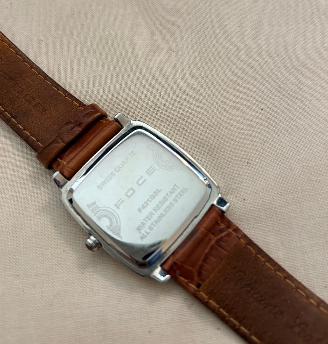 포체(FOCE) 클래식 사각 쿼츠 시계 (F421GSL) 상품이미지3