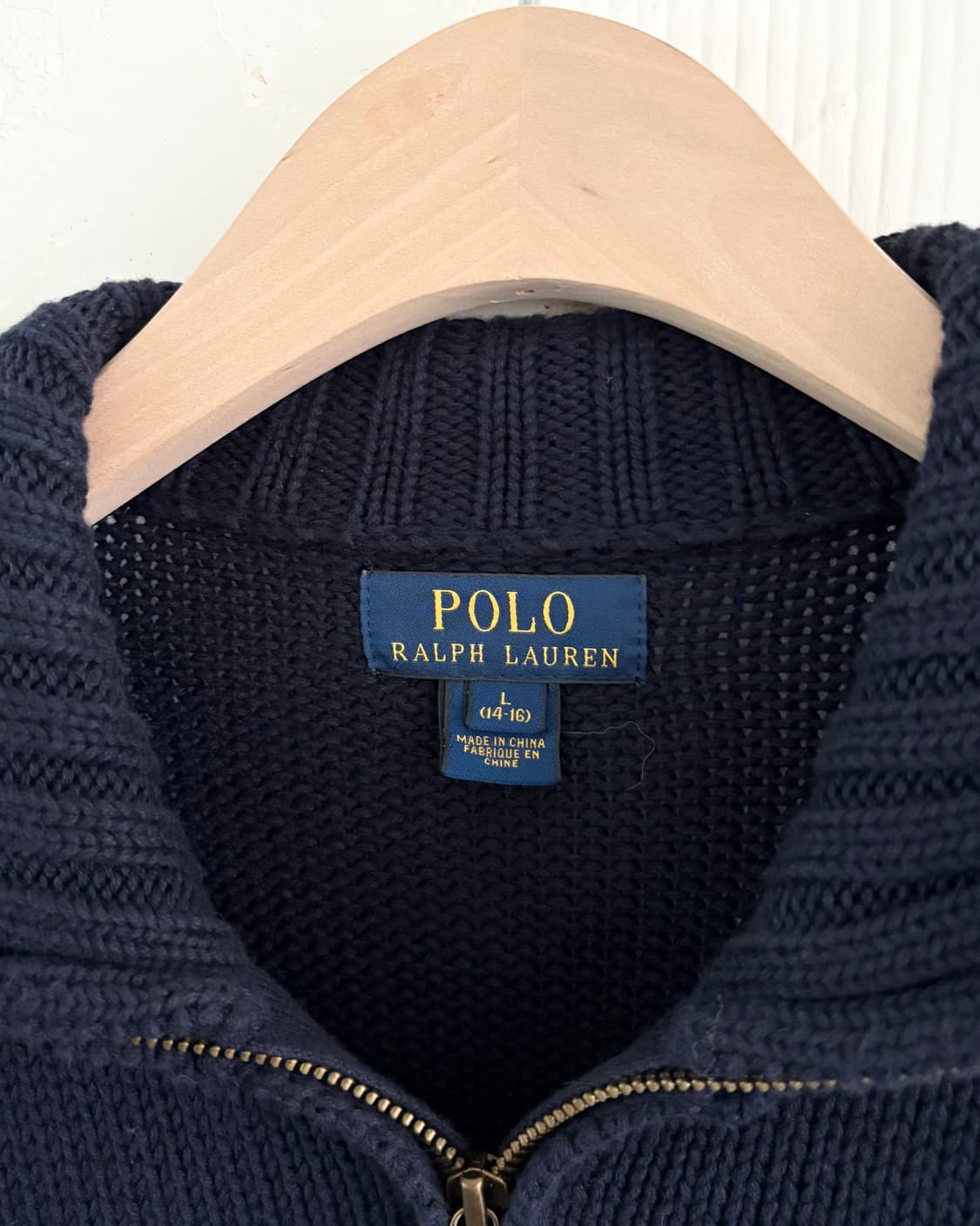 Polo 폴로 랄프로렌 신형 보이즈라인 성조기로고 코튼 하프집업 상품이미지6