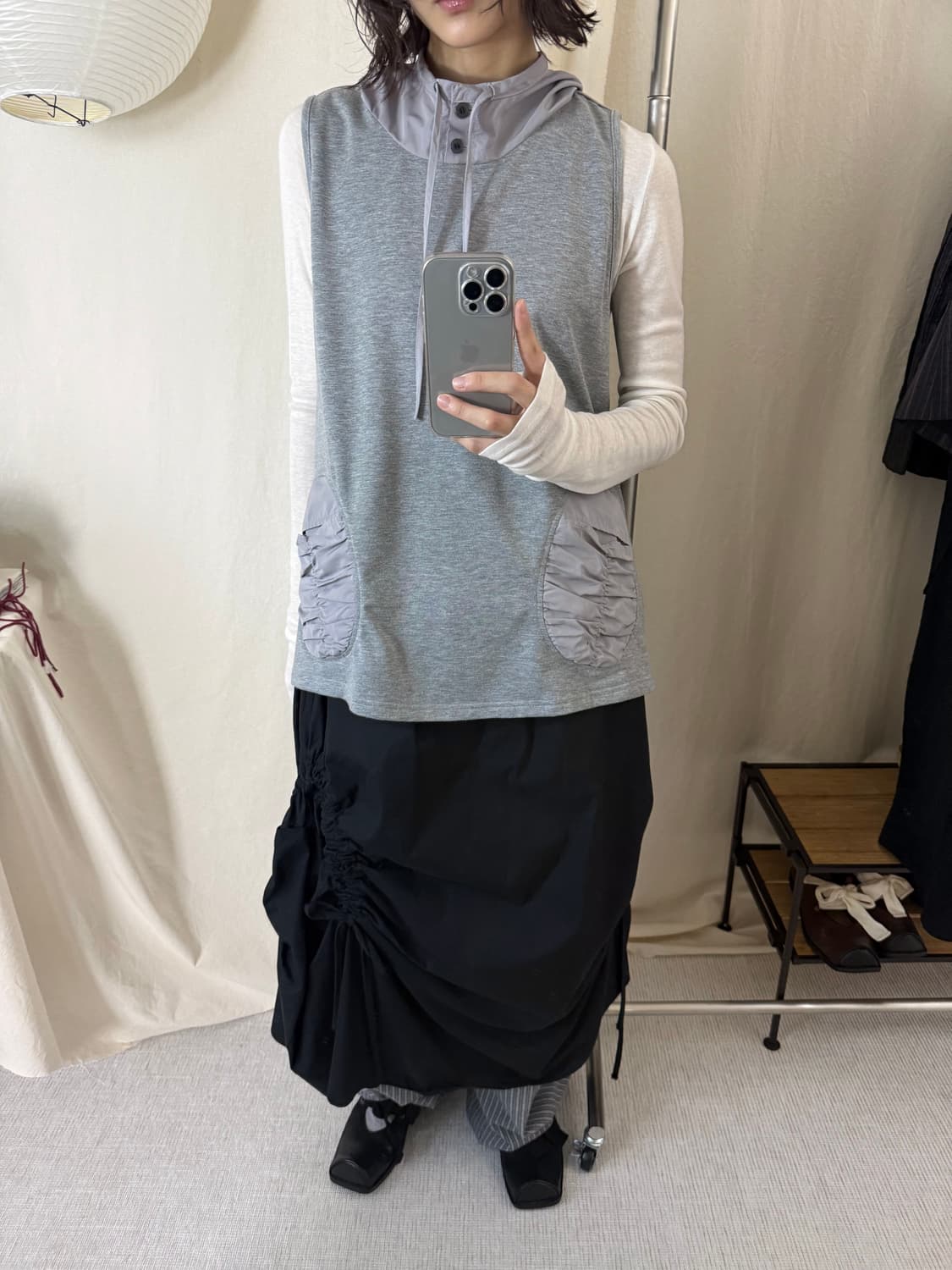 Coral Hoodie Vest 상품이미지2