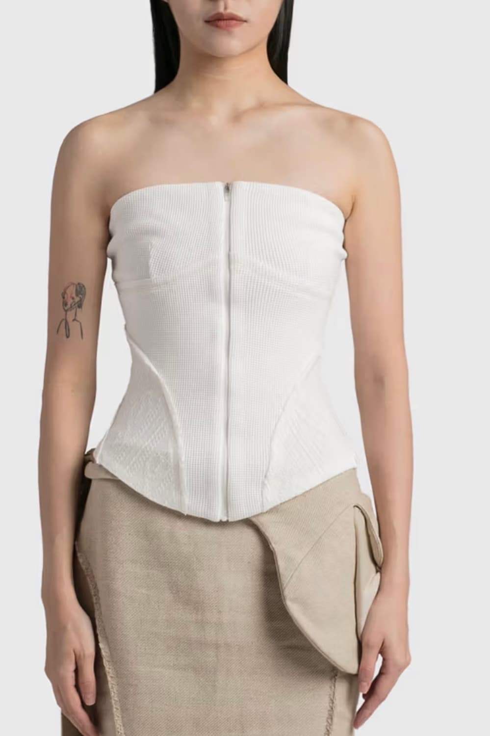 혜인서 thermal tube top 블랙 상품이미지4