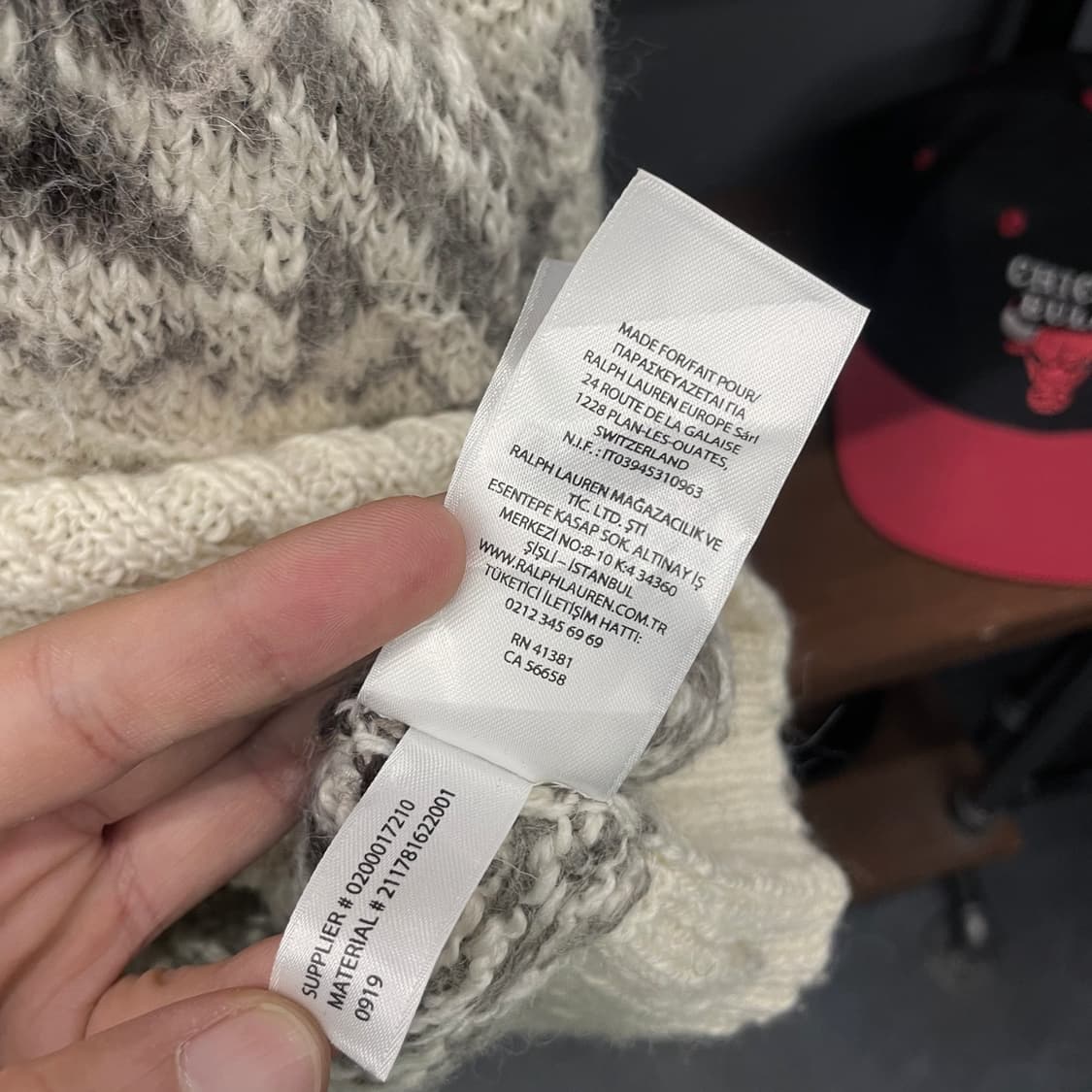 폴로 랄프로렌 신형 라벨 페어 아일 씨스루 니트 스웨터 컨트리 상품이미지8