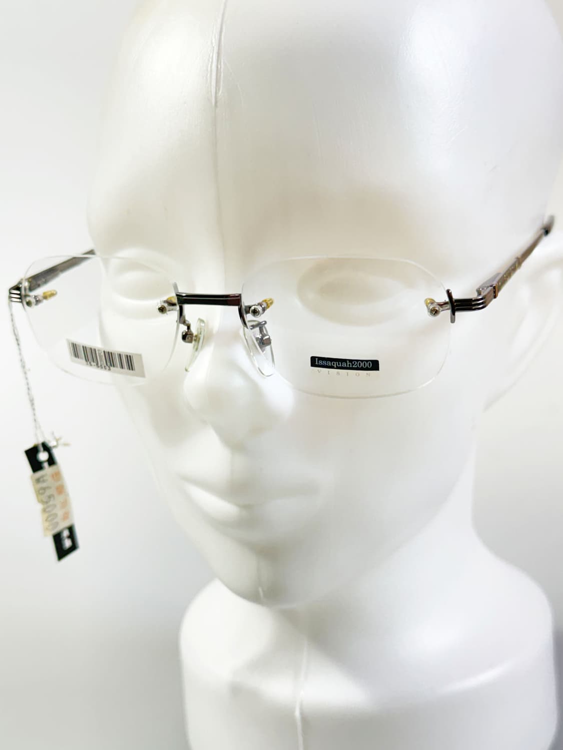 ISSAQUAH 2000 무테 스퀘어 메탈 프레임 빈티지 안경 상품이미지9