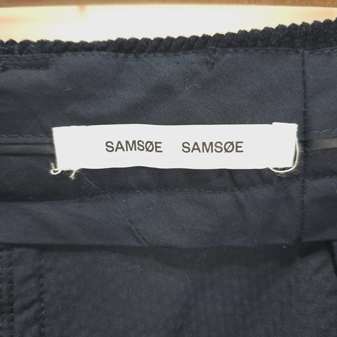 삼소에 SAMSOE SAMSOE 코듀로이 팬츠 블랙 L 상품이미지8