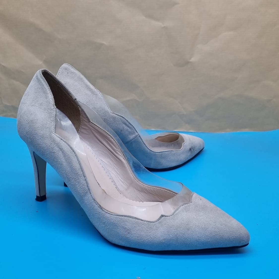 슈콤마보니 스웨이드 여성하이힐240 굽8 상품이미지1