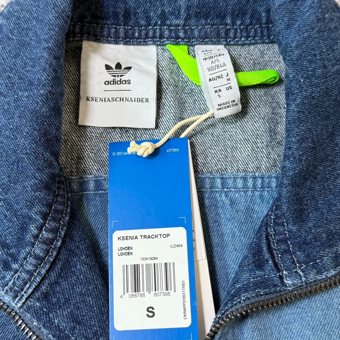 [정가 15만원 새상품] 아디다스 x 크세니아 데님 자켓 상품이미지7