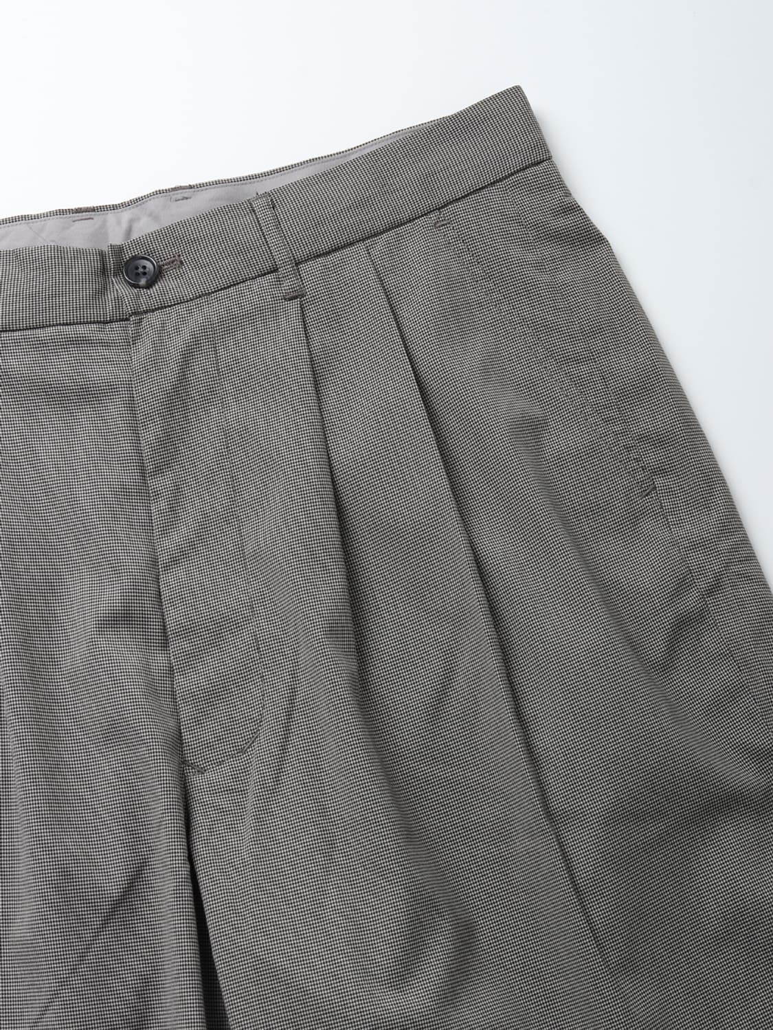 BEAMS 2 Pleats Check Shorts 상품이미지5