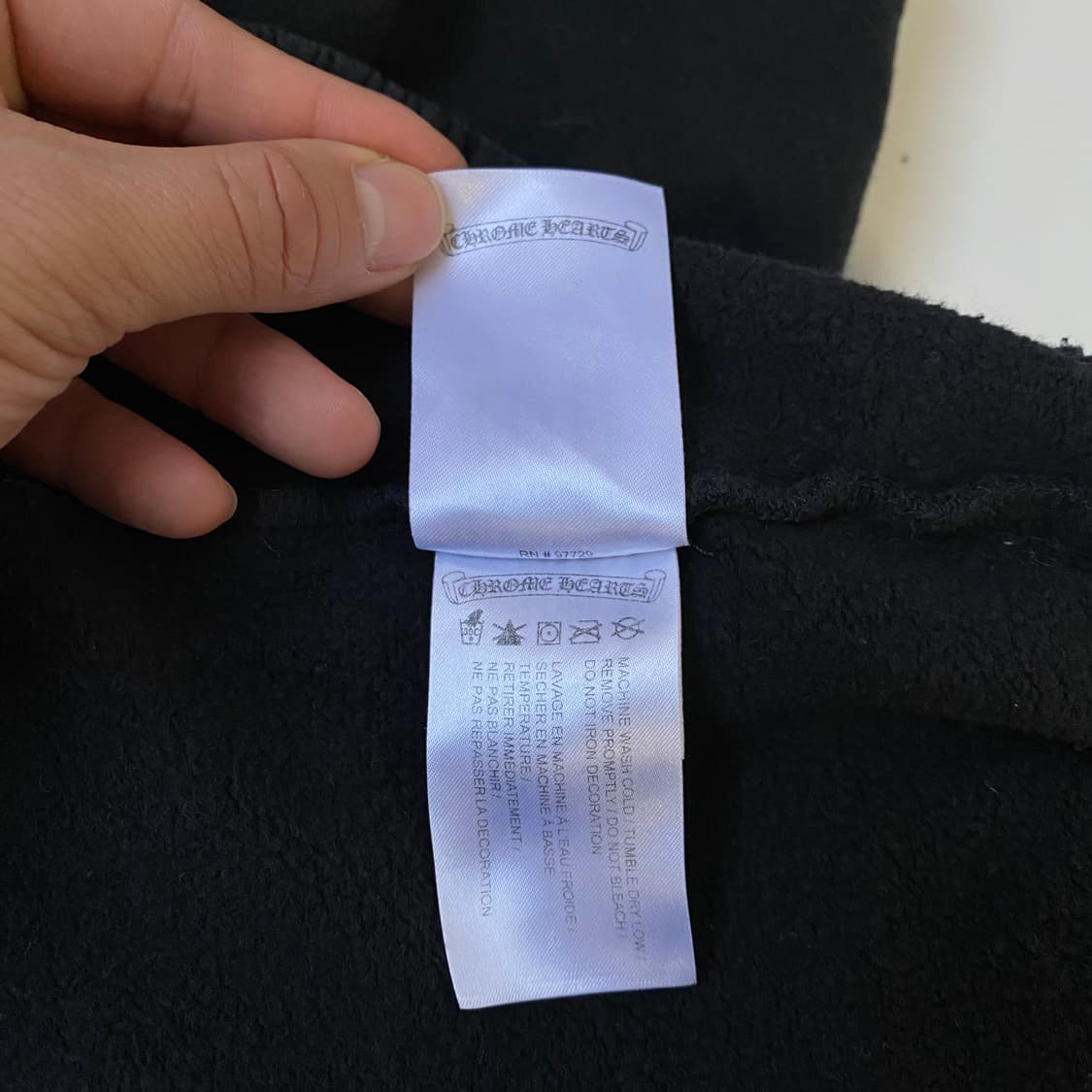 [L] 크롬하츠 홀스슈 스웨트팬츠 블랙 상품이미지7