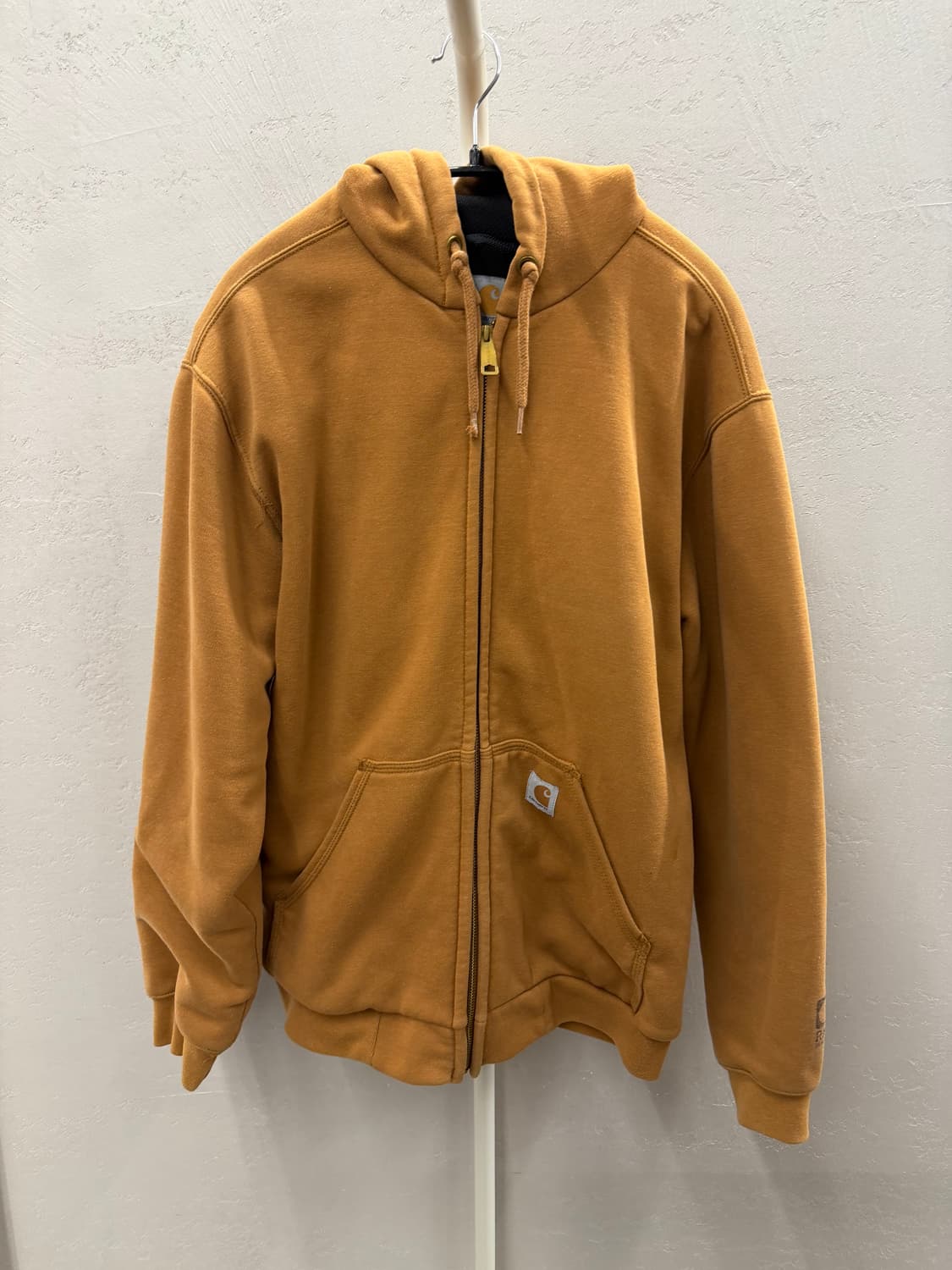 칼하트 레인 디펜더 루즈핏 미드웨이트 써멀 라인드 풀집 후드 스웨트셔츠  상품이미지3