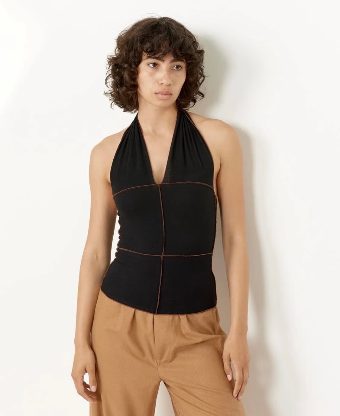 베이스레인시 신더 홀터넥 탑 상품이미지3