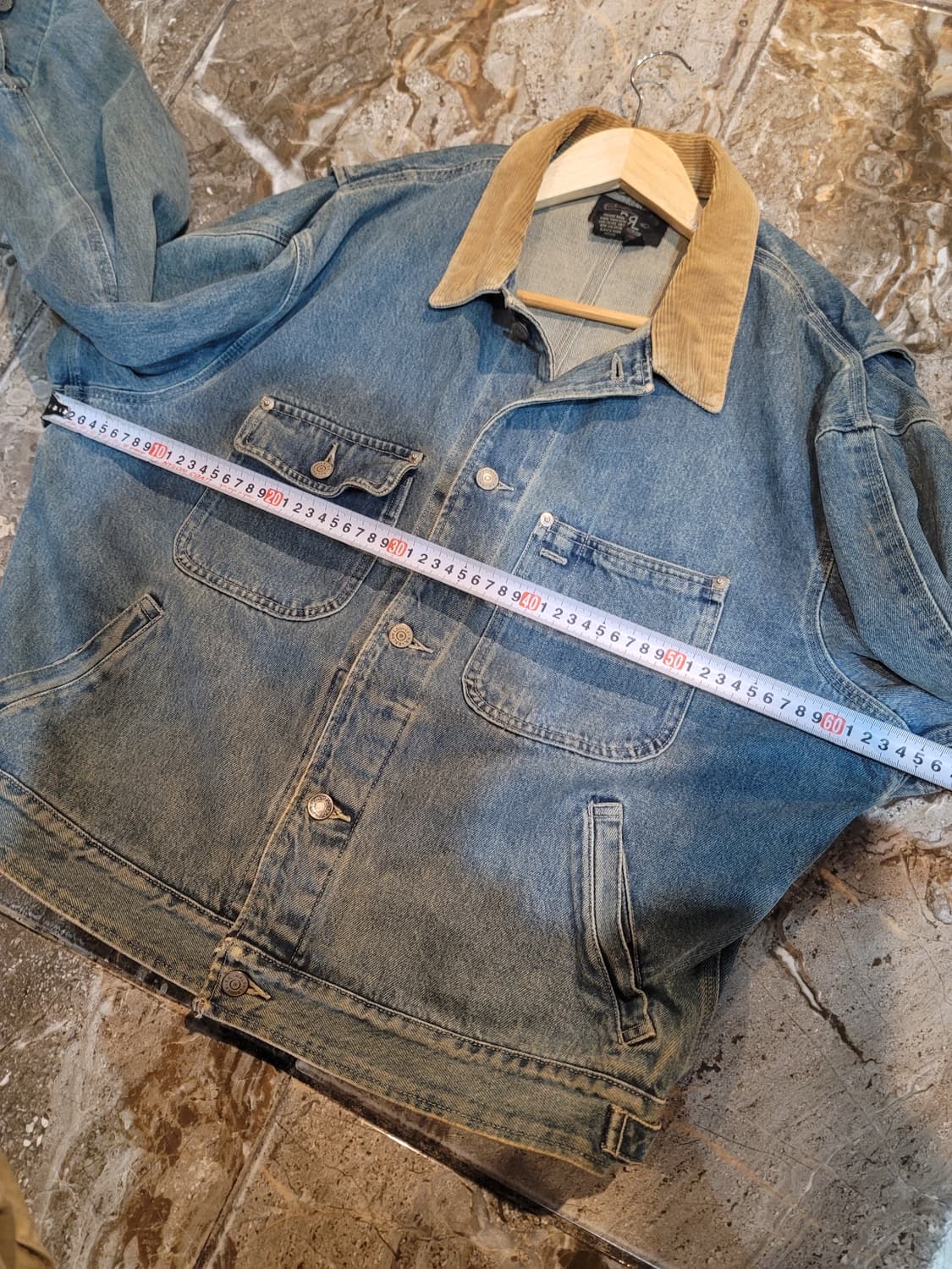 RRL 데님 코듀로이 카라 자켓 상품이미지5