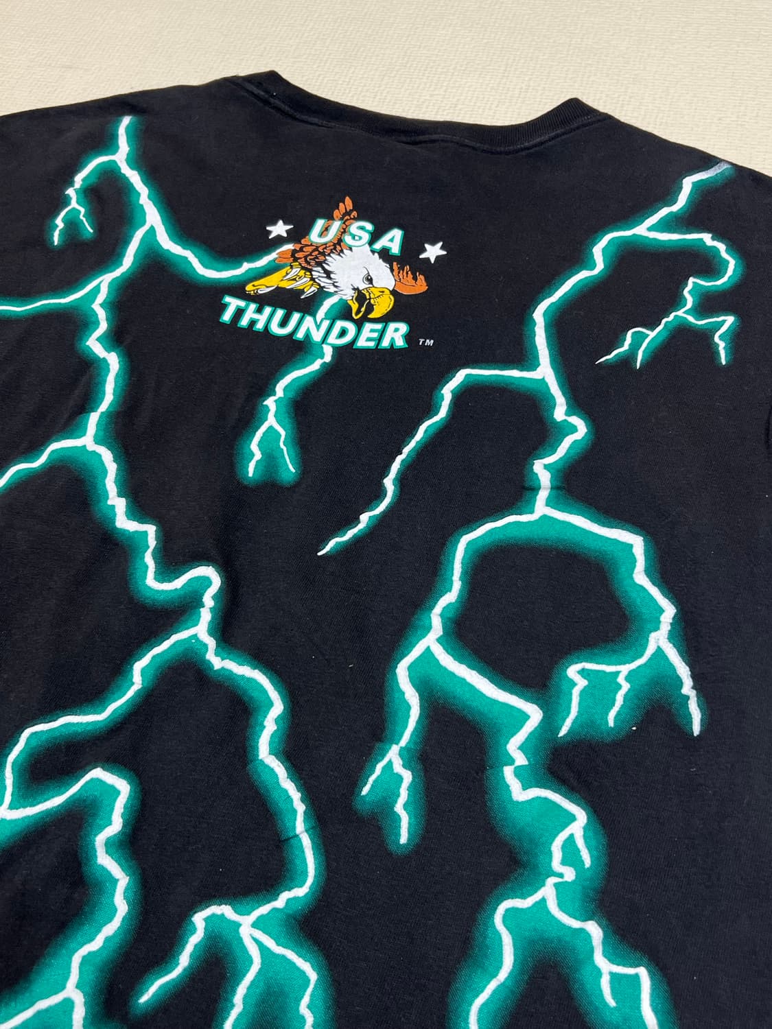 90s USA썬더 인디언 옐로우스톤 티셔츠 XL사이즈 상품이미지7