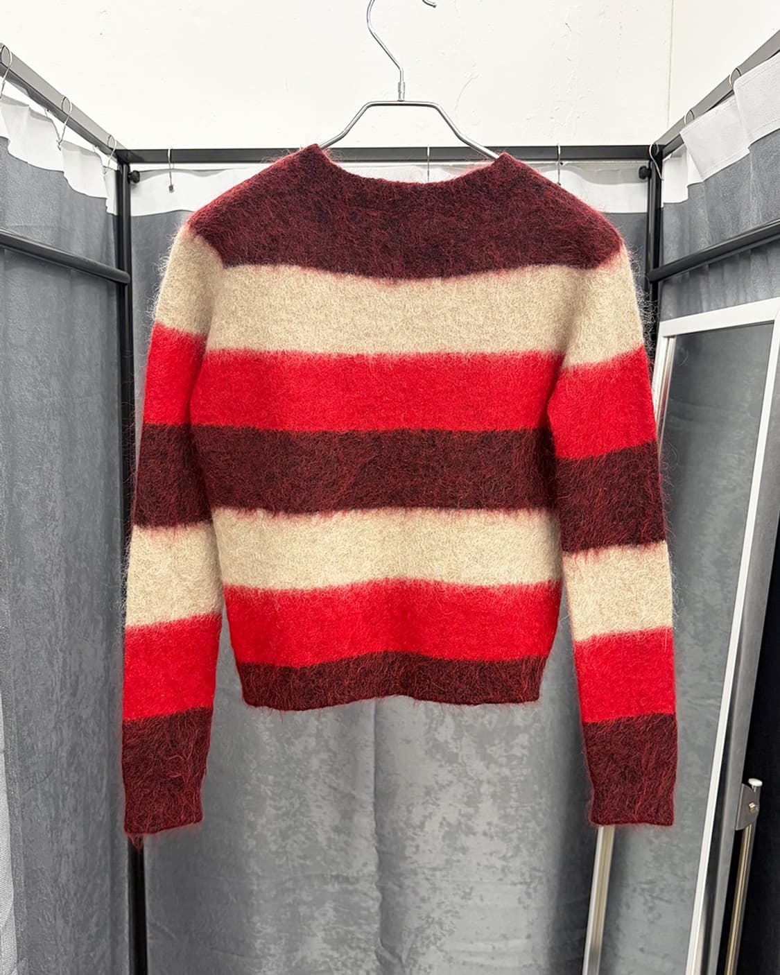 로베르토 콜리나 모헤어 니트/머플러 세트 상품이미지2