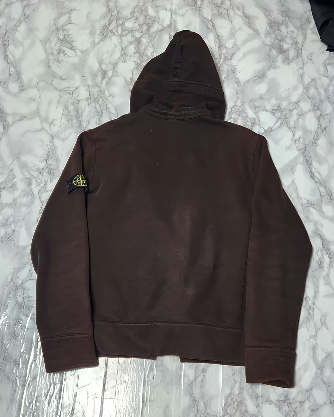 스톤아일랜드 06ss 내피 브라운 후드집업 자켓 상품이미지4