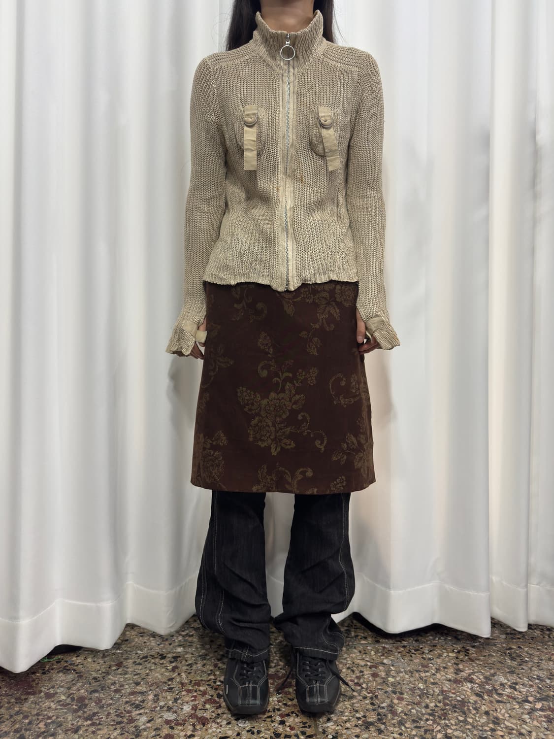coomb pocket knit zipup 상품이미지3