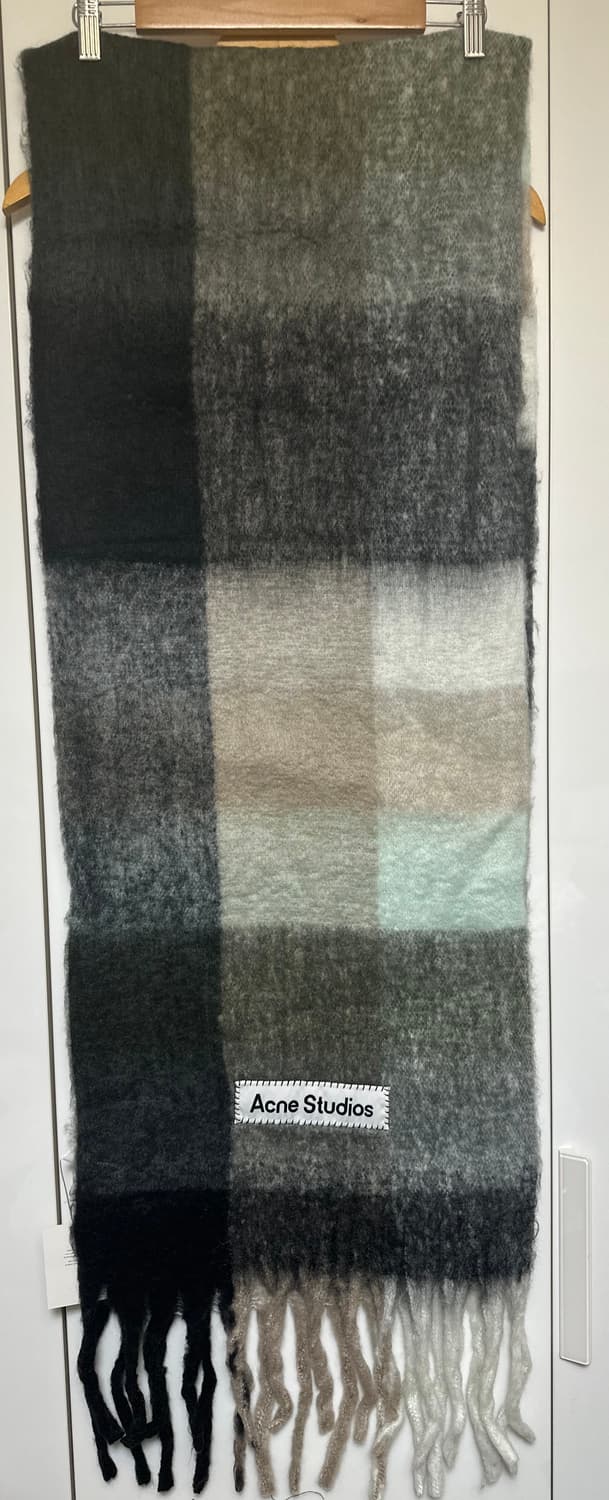 샤넬 블랙 로고 머플러 캐시미어목도리남여공용 상품이미지2