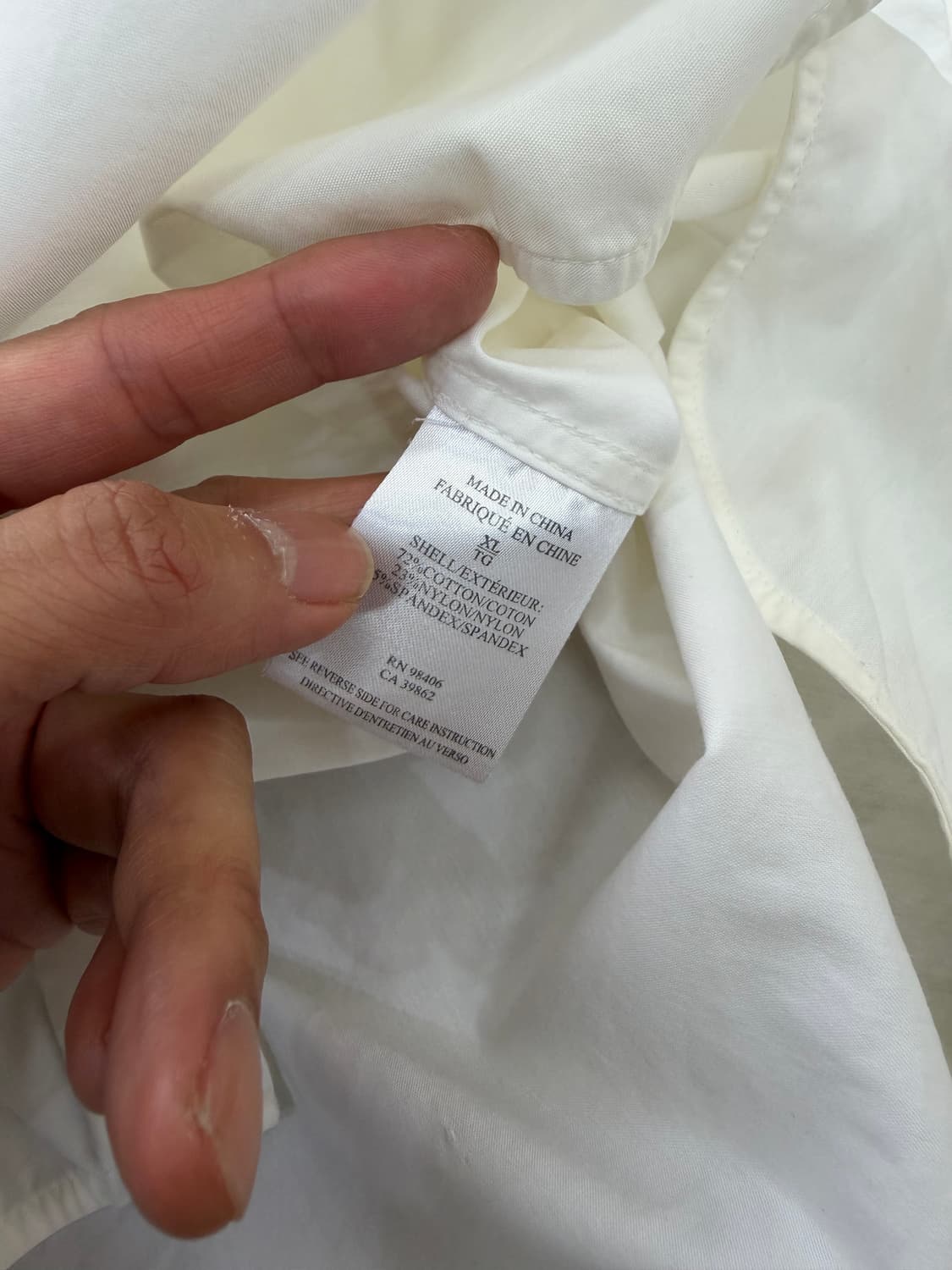 정품) Theory 띠어리 남성 코튼 셔츠 XL 상품이미지6