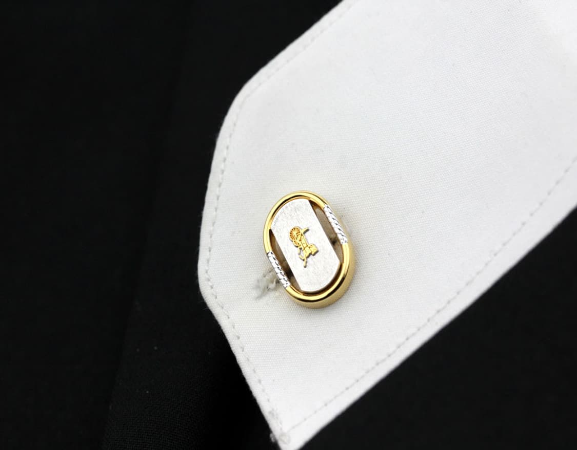 셀린느 A+등급 5cm 남자 명품 넥타이핀 커프스 세트 상품이미지9