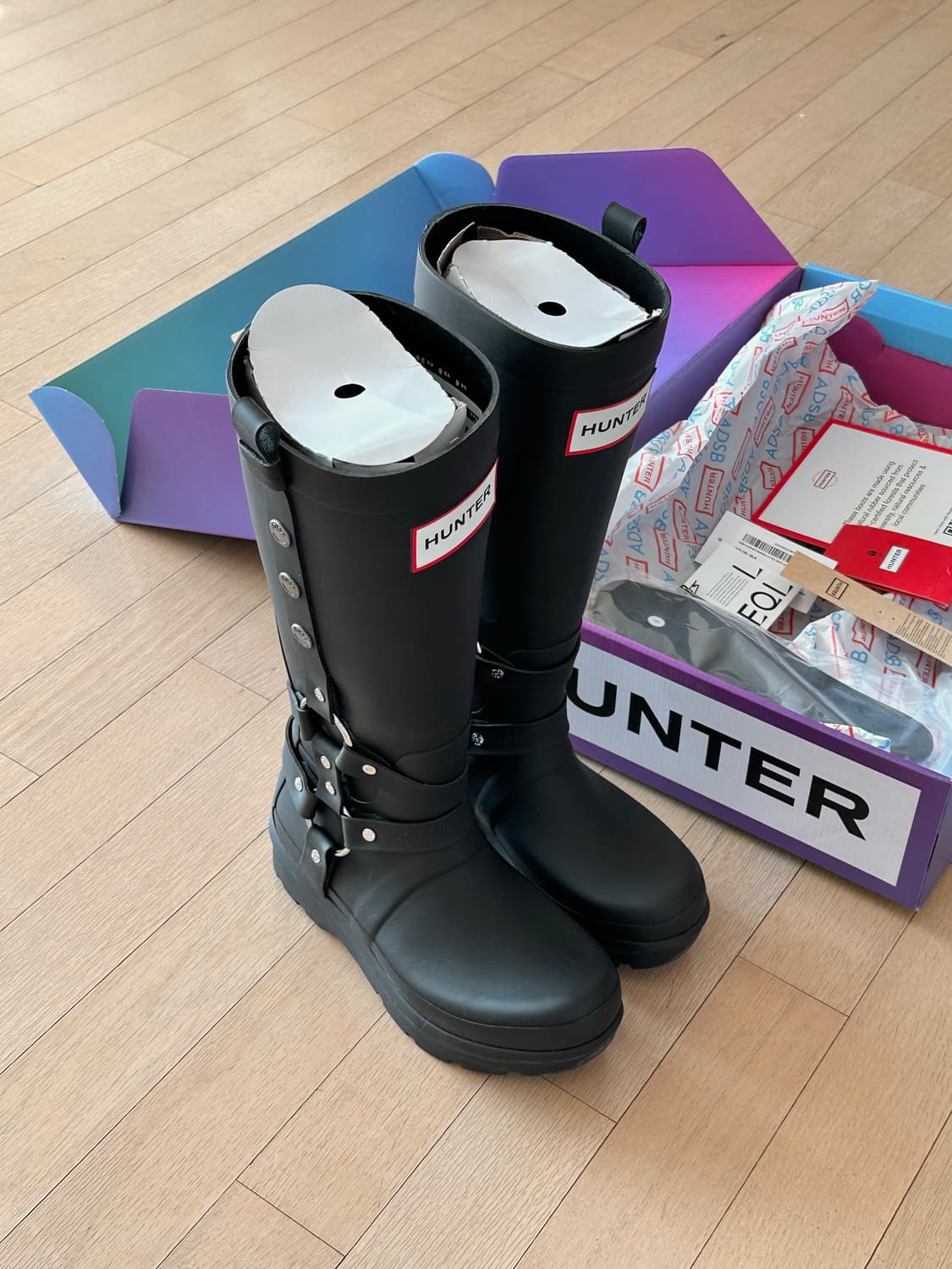 *풀박스* 헌터 x 앤더슨벨 오리지날 2.0 톨 부츠 블랙 W250 상품이미지9