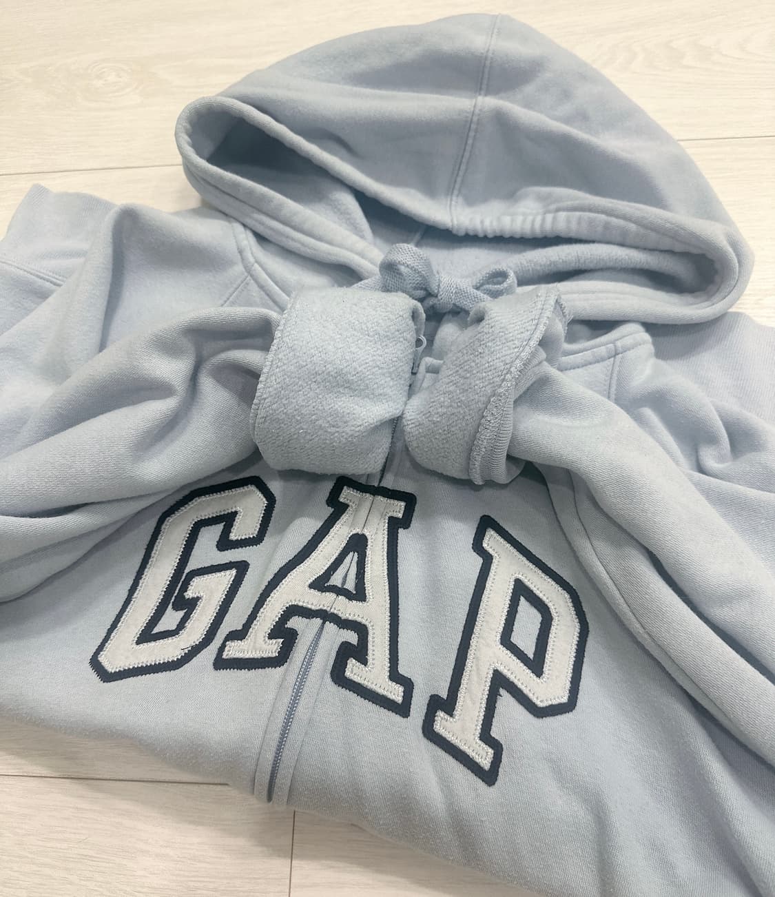 GAP 갭 기모 후드집업 소라 하늘 시나모롤깔 (L) 상품이미지1