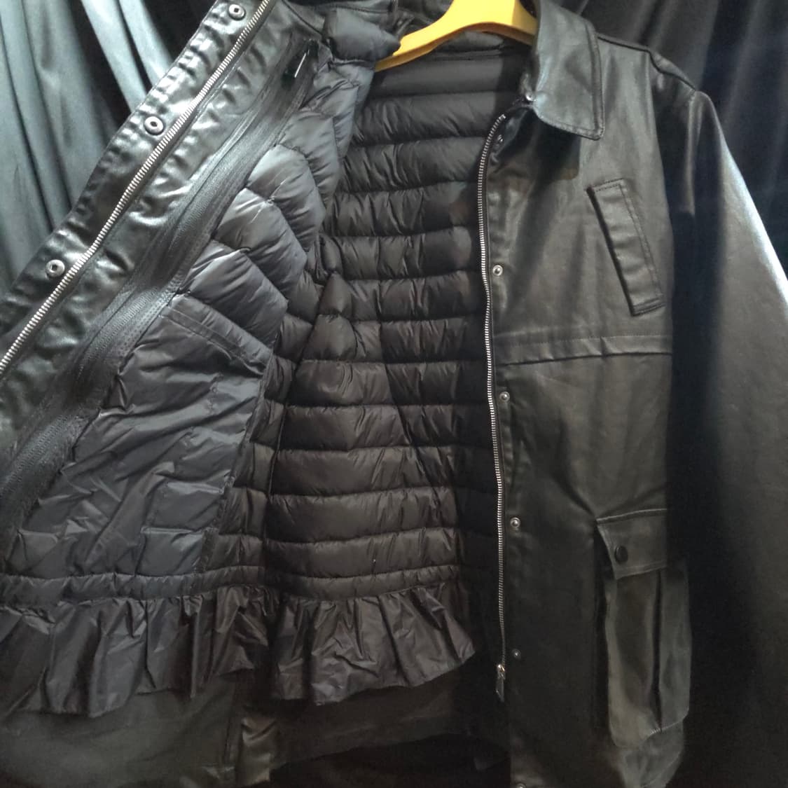 안나수이 여성 왁스 하프 자켓 상품이미지5