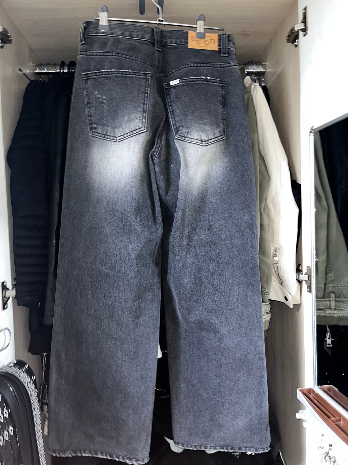 애즈온 시그니처 데님팬츠 signature denim pants 상품이미지2